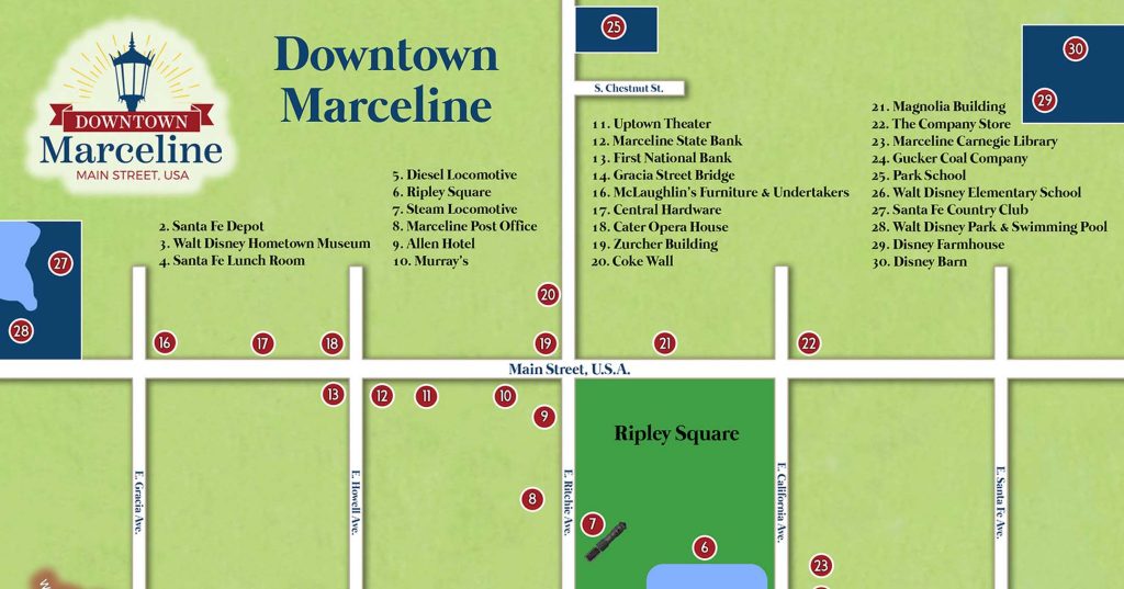 Marceline Self-Guided Tour